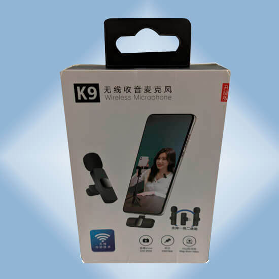 Micrófono inalámbrico Lavalier k9 3