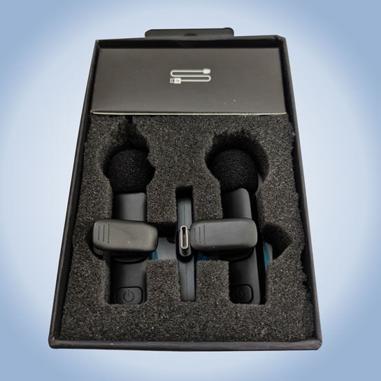 Micrófono inalámbrico Lavalier k9 4