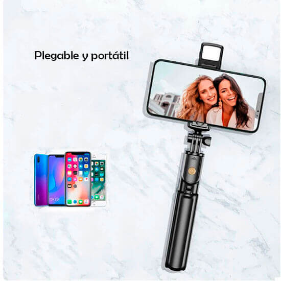 Trípode con Bluetooth y Luz 3