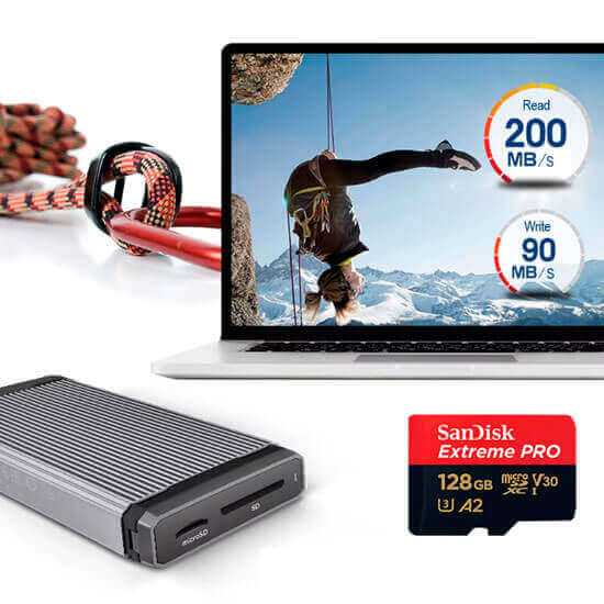 Memoria sandisk extreme pro 128GB 2