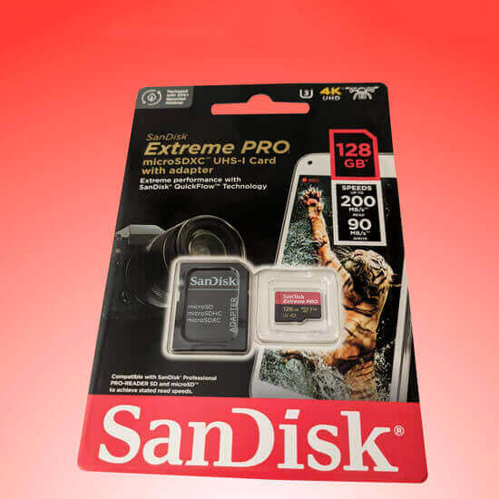 Memoria sandisk extreme pro 128GB 4
