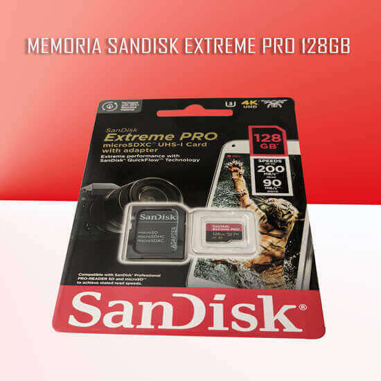 Memoria sandisk extreme pro 128GB 5